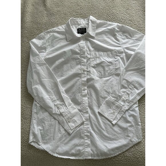 J Crew Garcon Classic Shirt in Cotton Poplin Womens White Size 2 BY715 - Picture 6 of 11